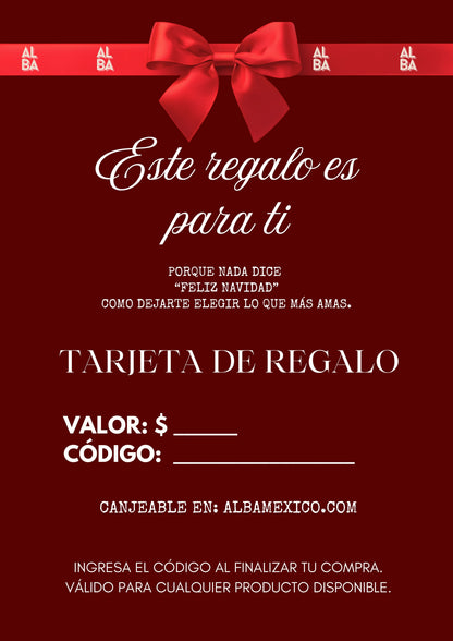 TARJETA DE REGALO