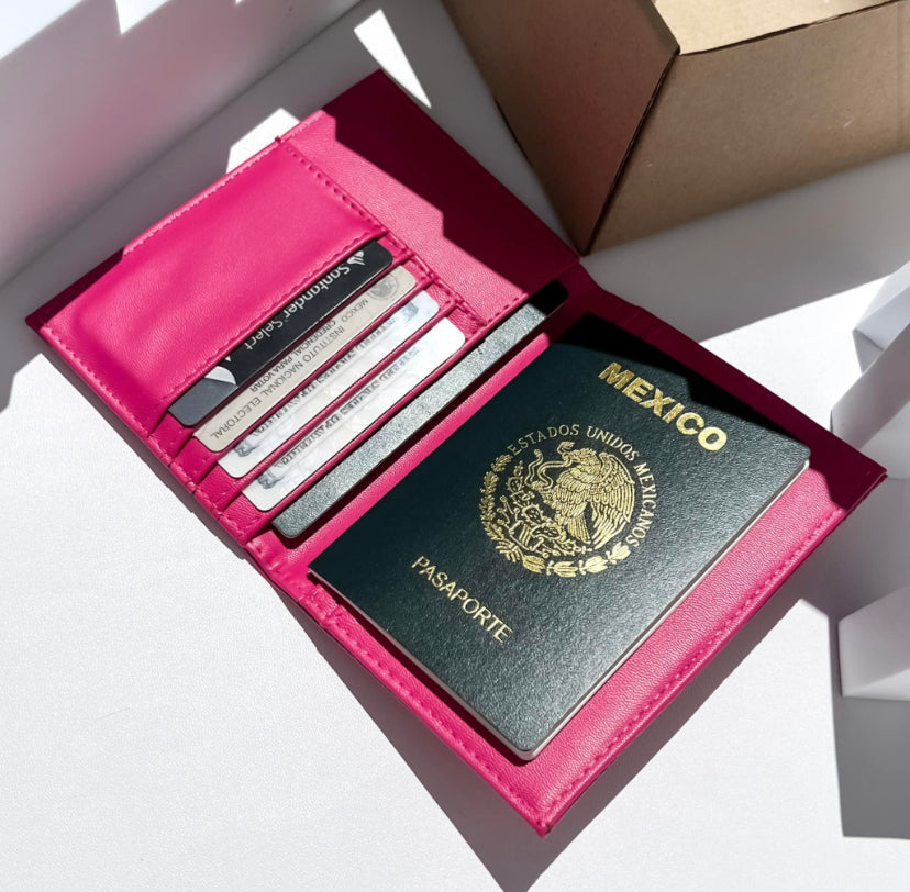 BABY PINK PASSPORT HOLDER