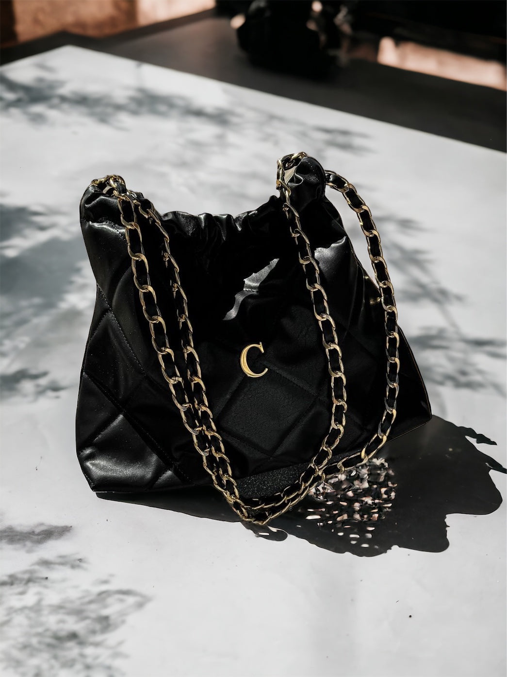 GIA BAG NEGRO-DORADO