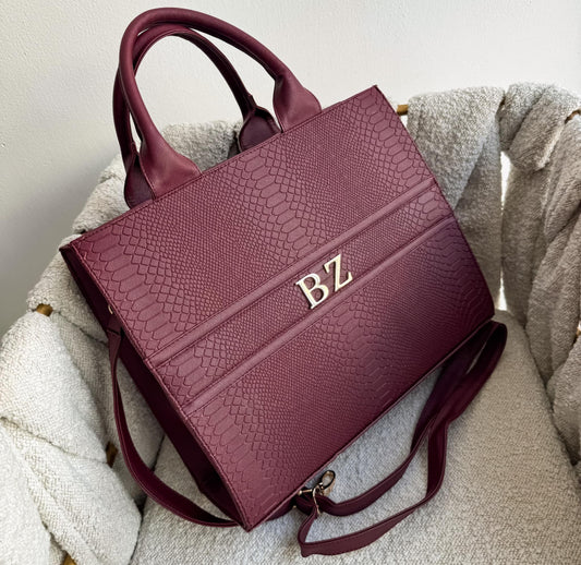 TOTE GRANDE BURGUNDY