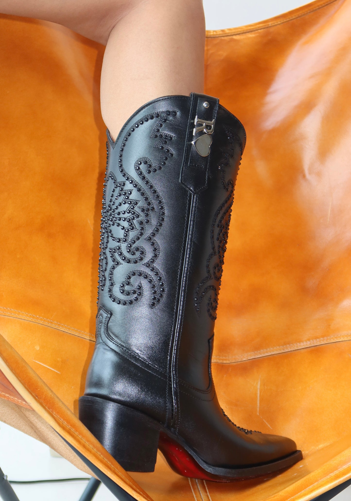 DALLAS BOOTS SHINY NEGRO