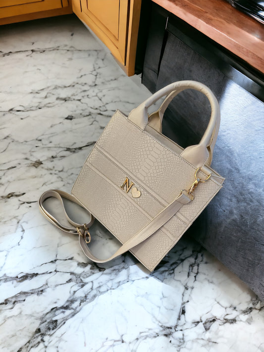 TOTE MEDIANA BEIGE