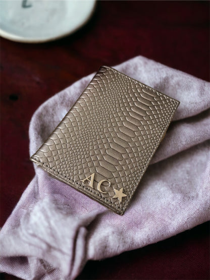 STAINLESS STEEL PASSPORT HOLDER