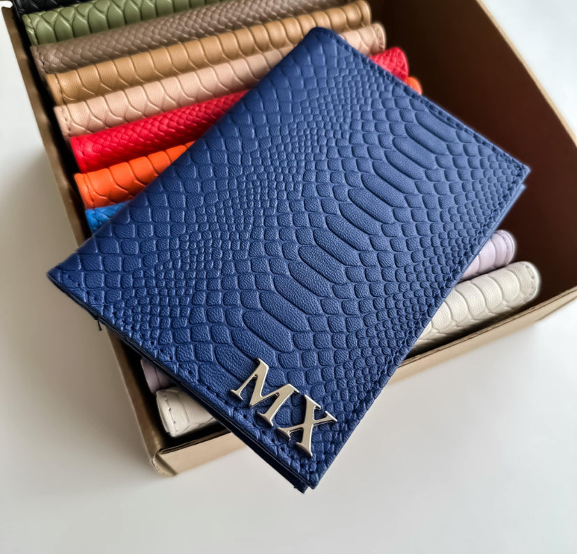 BLUE PASSPORT HOLDER