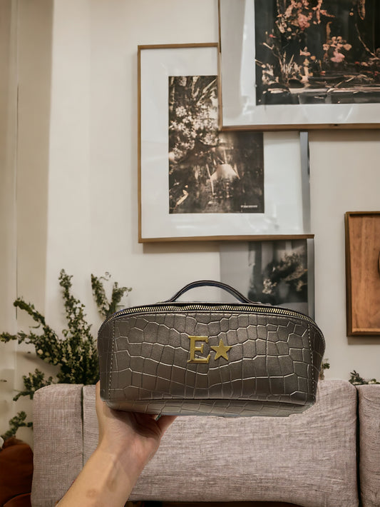 Stainless steel toiletry bag