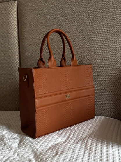 MAXI TOTE CAMEL