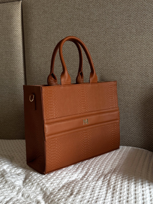 MAXI TOTE CAMEL