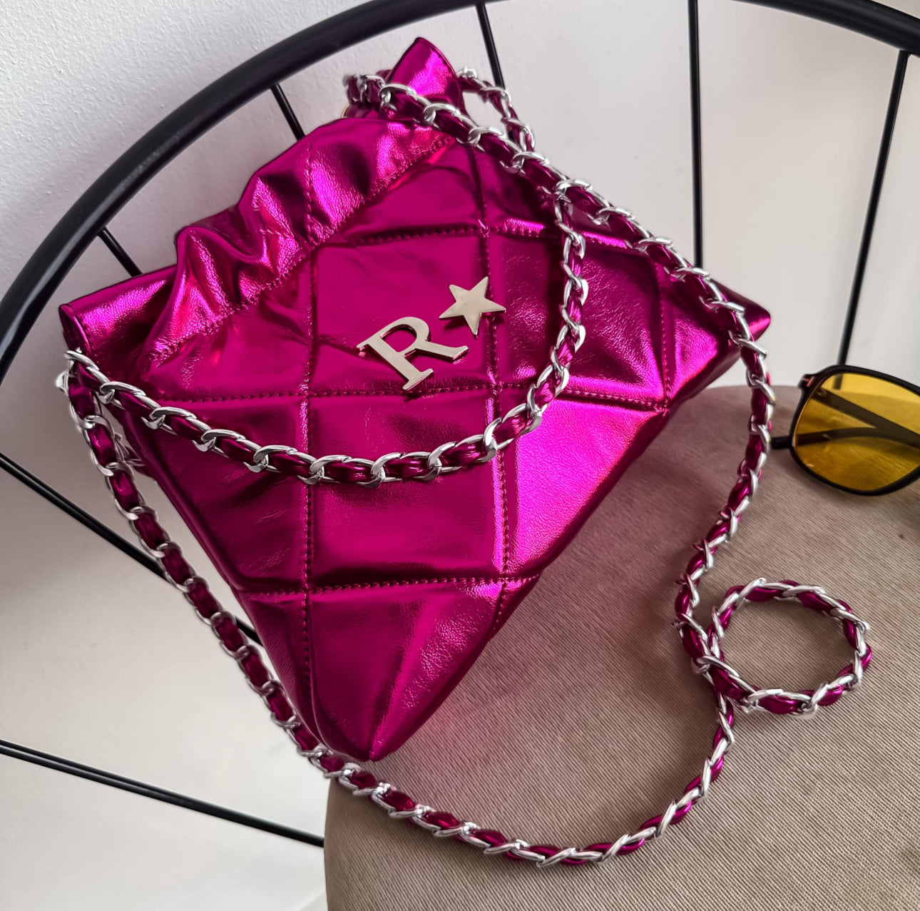 GIA MINI ROSA METÁLICO