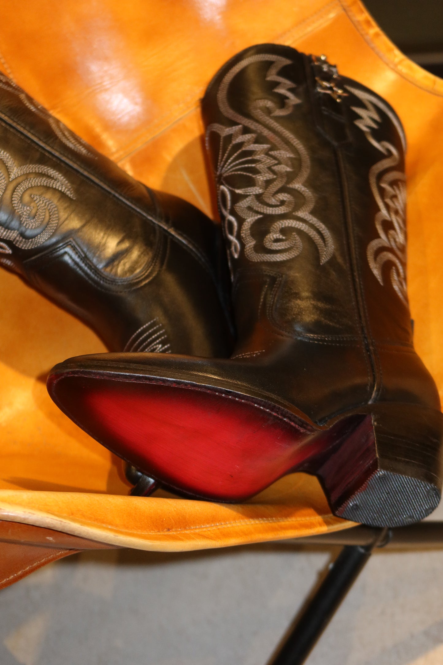 DALLAS BOOTS SHINY NEGRO