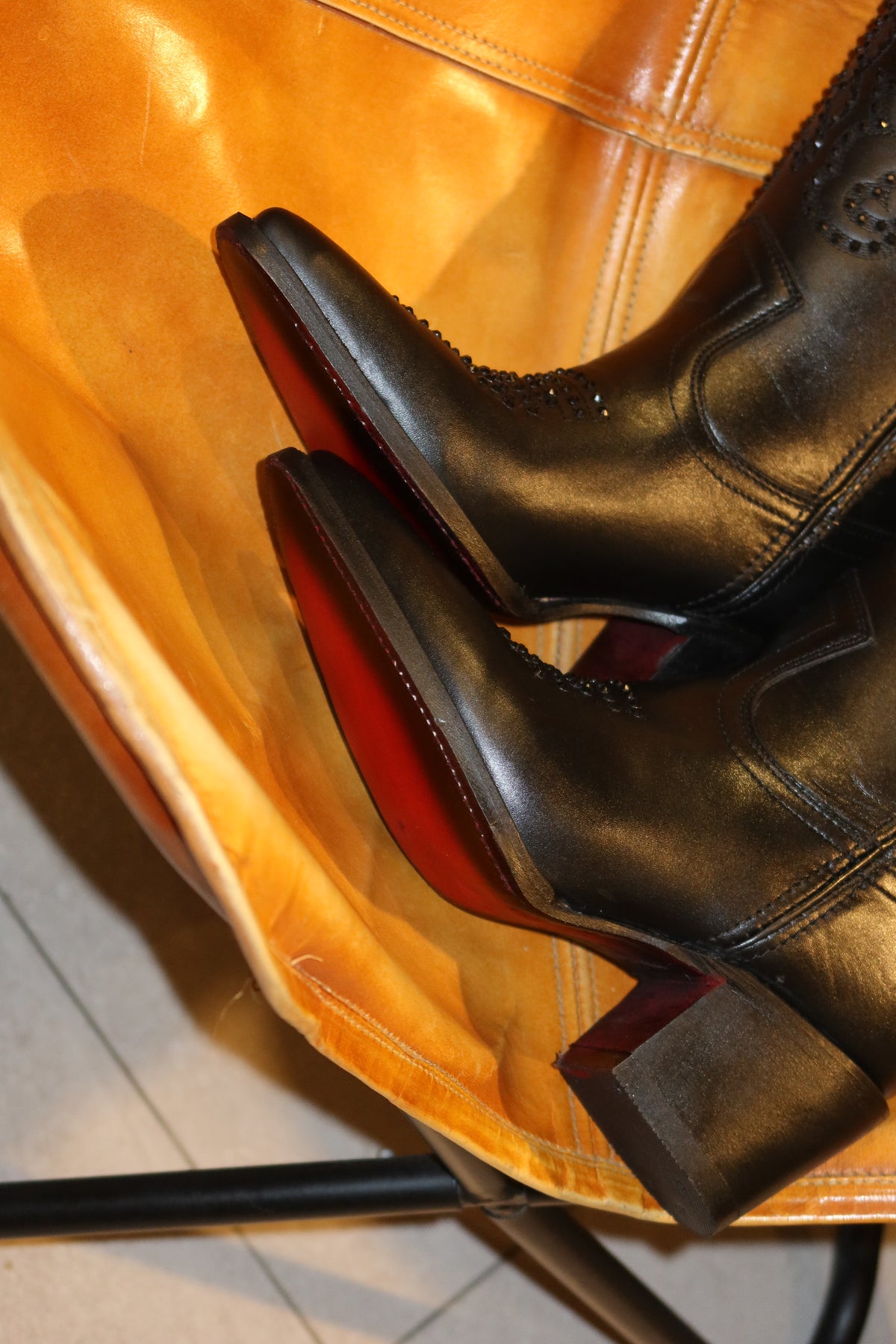 DALLAS BOOTS SHINY NEGRO