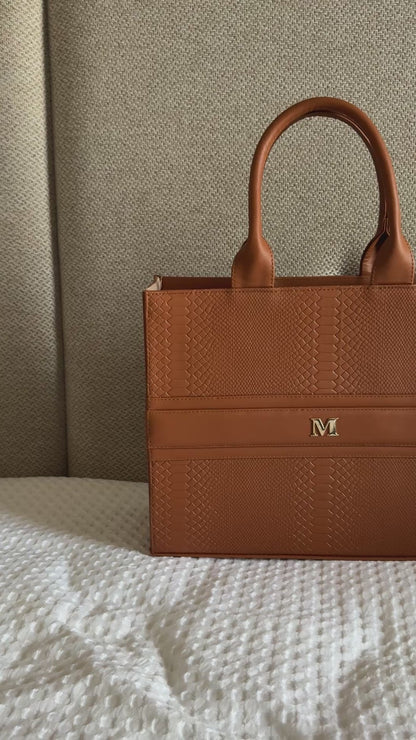 MAXI TOTE CAMEL